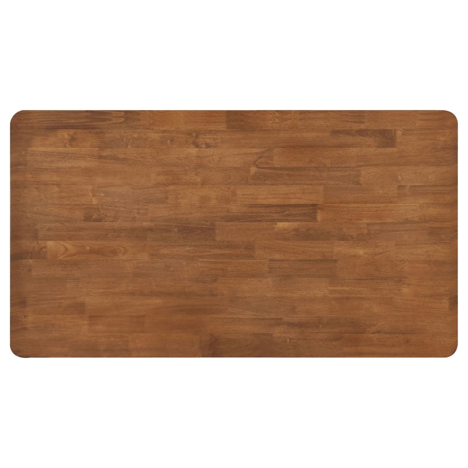 Hollyoak Farmhouse Rectangular Dining Table with Turned Legs Walnut and Black - 183041 - Bien Home Furniture &amp; Electronics