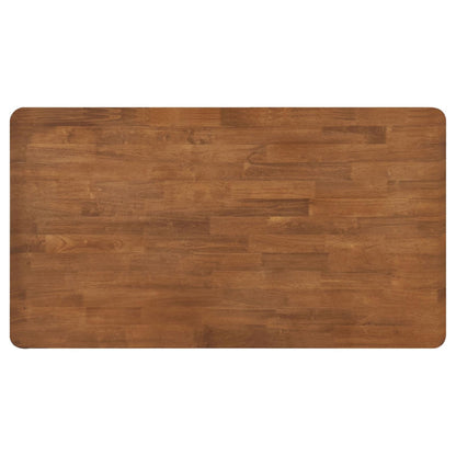 Hollyoak Farmhouse Rectangular Dining Table with Turned Legs Walnut and Black - 183041 - Bien Home Furniture &amp; Electronics