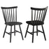 Hollyoak Windsor Spindle Back Dining Side Chairs Black (Set of 2) - 183042 - Bien Home Furniture & Electronics