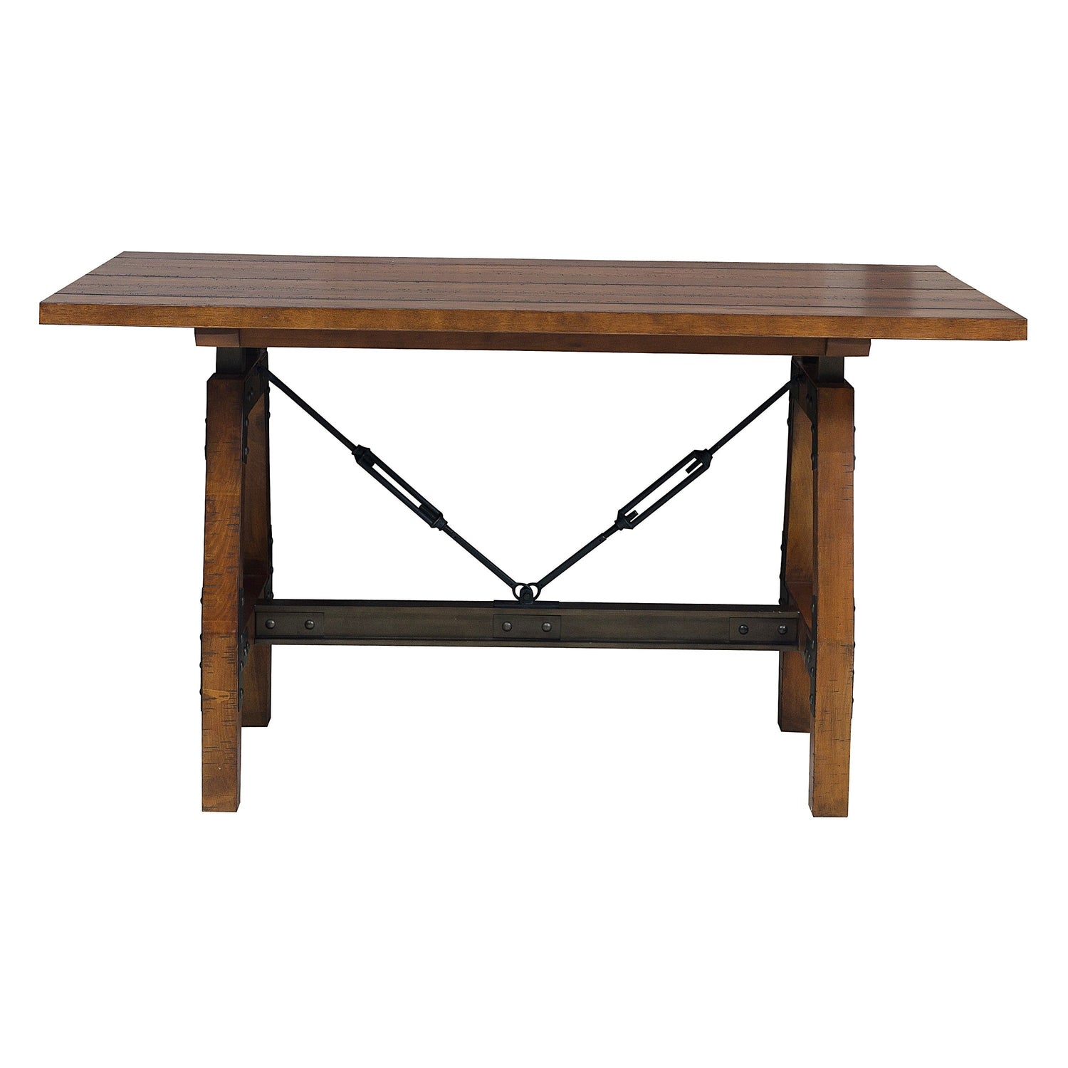 Holverson Rustic Brown Counter Height Table - 1715-36 - Bien Home Furniture &amp; Electronics
