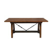 Holverson Rustic Brown Extendable Dining Table - 1715-94 - Bien Home Furniture & Electronics