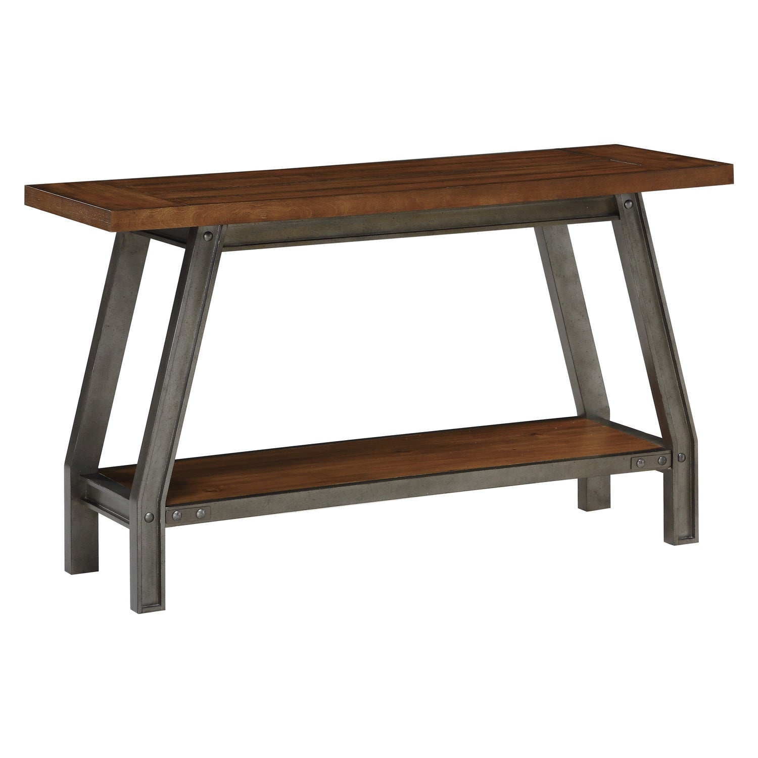 Holverson Rustic Brown Sofa Table - 1715-05 - Bien Home Furniture &amp; Electronics