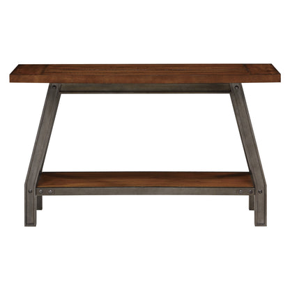 Holverson Rustic Brown Sofa Table - 1715-05 - Bien Home Furniture &amp; Electronics