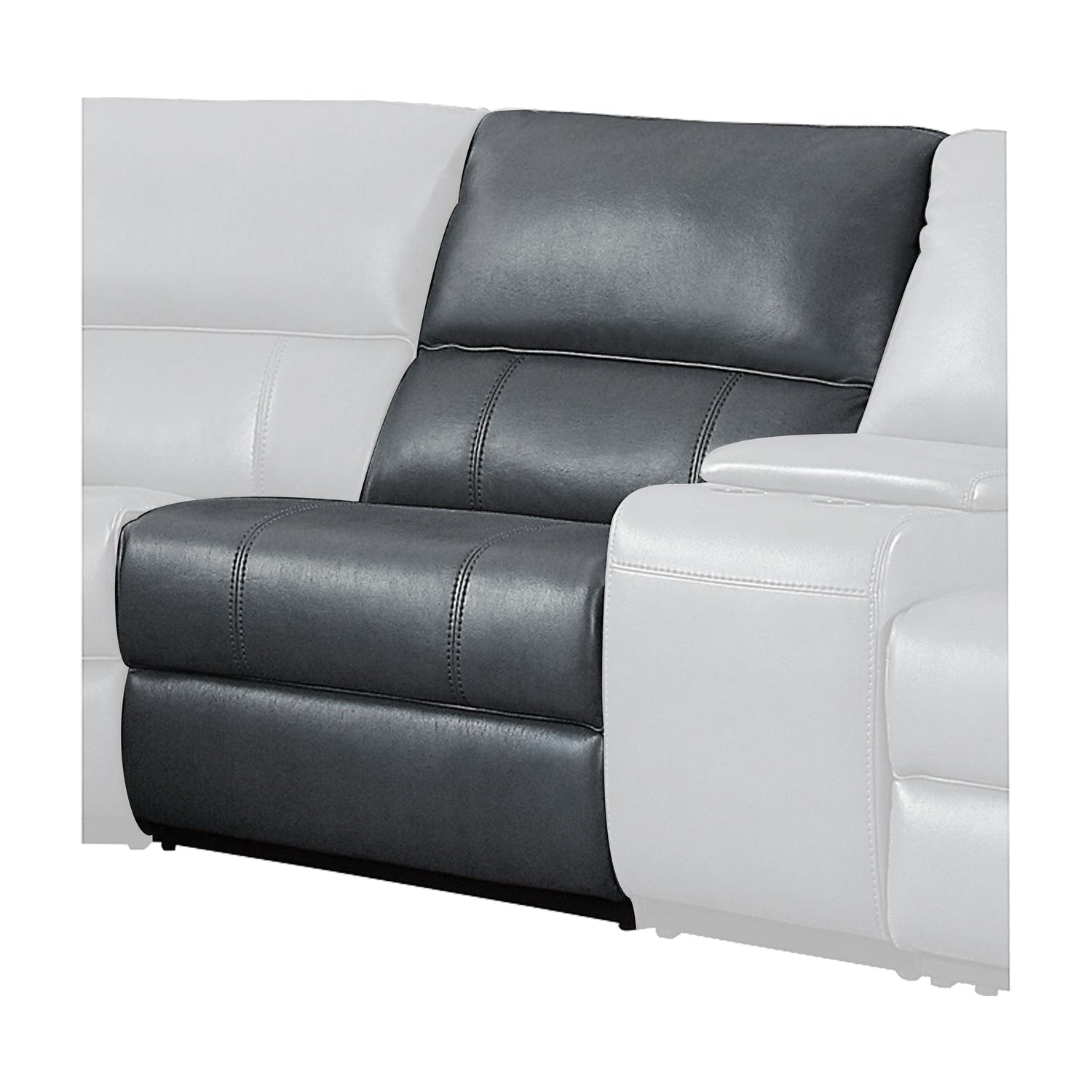 HOM 8260GY-AC (3/6)Armless Chair - 8260GY-AC - Bien Home Furniture &amp; Electronics