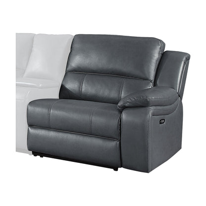 HOM 8260GY-RRPW (6/6)Power Right Side Reclining Chair with USB Port - 8260GY-RRPW - Bien Home Furniture &amp; Electronics