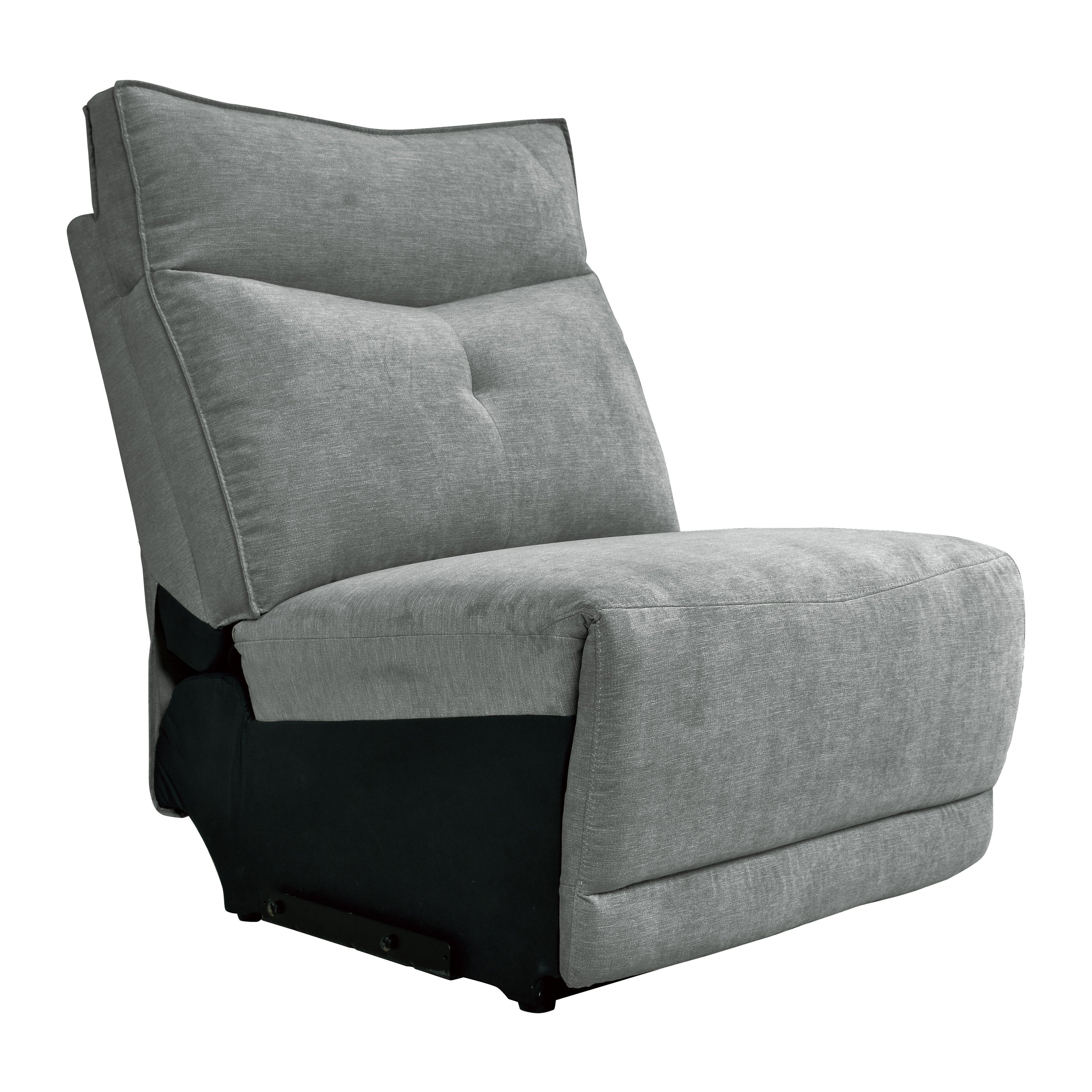 HOM 9509DG-AC (3/6)Armless Chair - 9509DG-AC - Bien Home Furniture &amp; Electronics