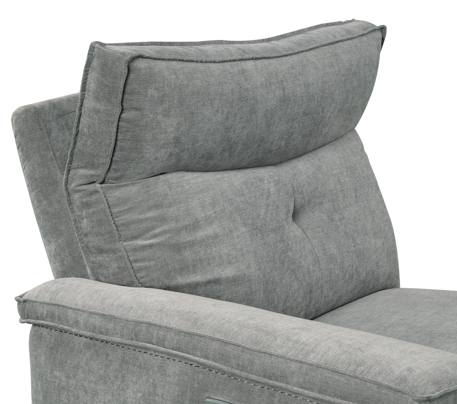 HOM 9509DG-LRPWH (1/6)Power Left Side Reclining Chair with Power Headrest and USB Port - 9509DG-LRPWH - Bien Home Furniture &amp; Electronics