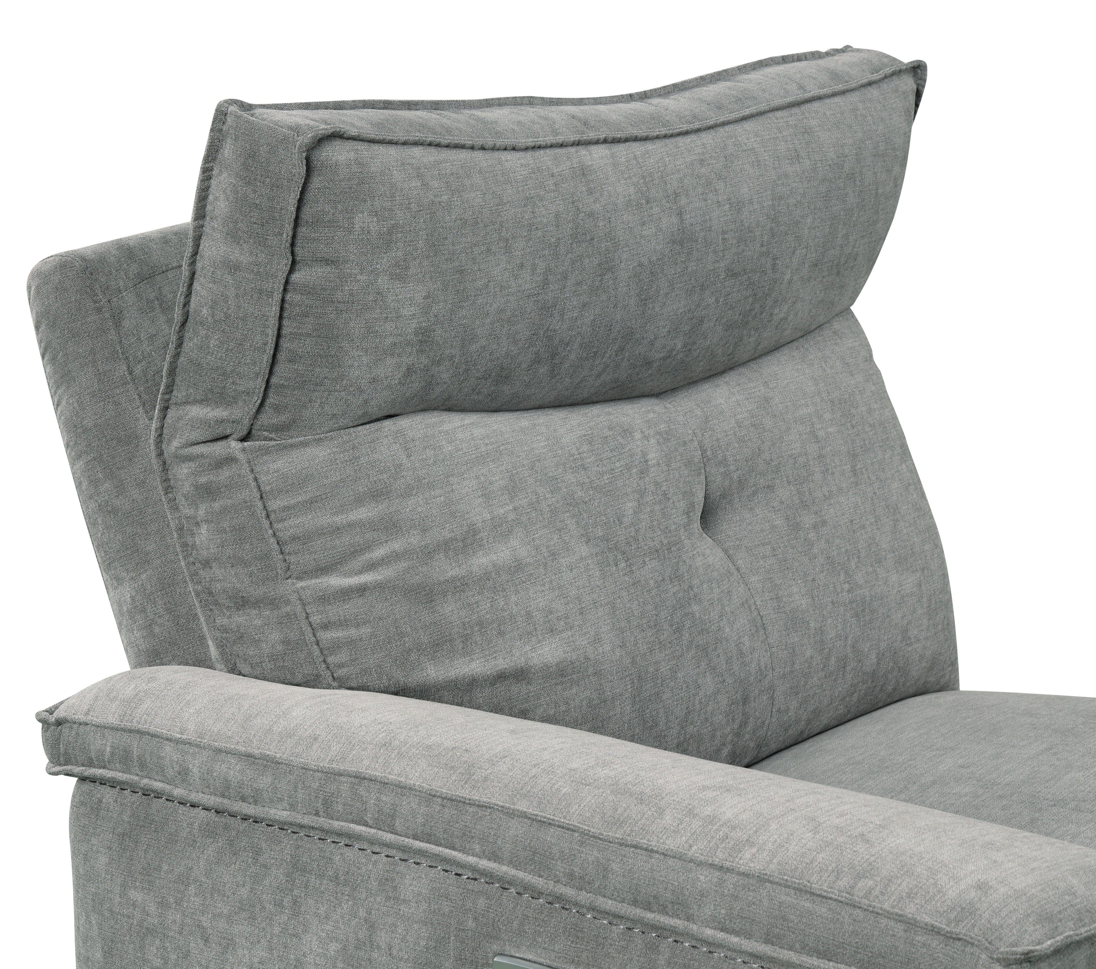 HOM 9509DG-LRPWH (1/6)Power Left Side Reclining Chair with Power Headrest and USB Port - 9509DG-LRPWH - Bien Home Furniture &amp; Electronics