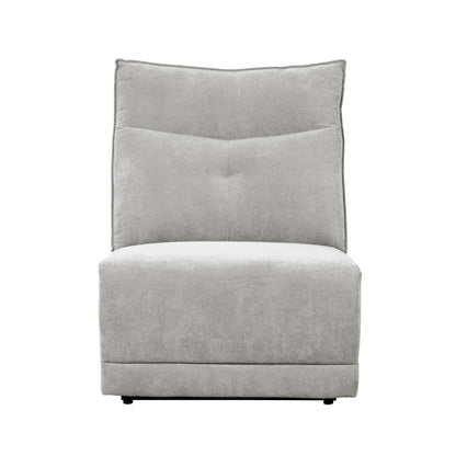 HOM 9509MGY-AC (3/6)Armless Chair - 9509MGY-AC - Bien Home Furniture &amp; Electronics