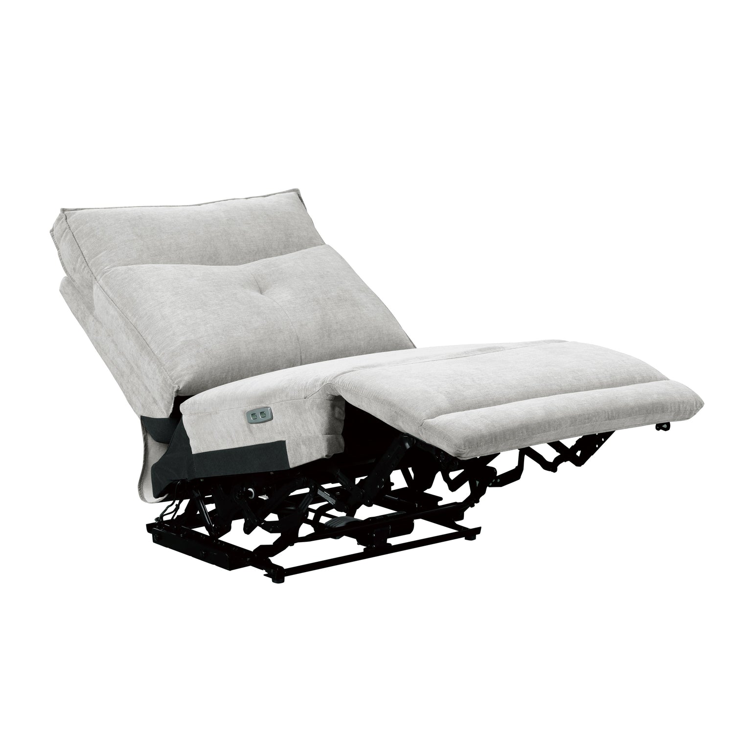 HOM 9509MGY-ARWH (4/6)Power Armless Reclining Chair with Power Headrest - 9509MGY-ARWH - Bien Home Furniture &amp; Electronics