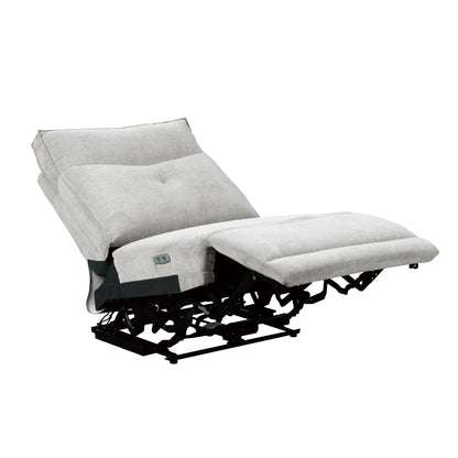HOM 9509MGY-ARWH (4/6)Power Armless Reclining Chair with Power Headrest - 9509MGY-ARWH - Bien Home Furniture &amp; Electronics