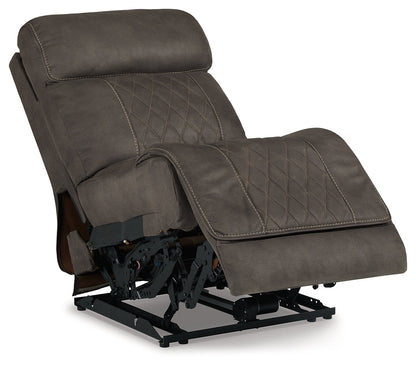 Hoopster Gunmetal Power Armless Recliner - 2370331 - Bien Home Furniture &amp; Electronics