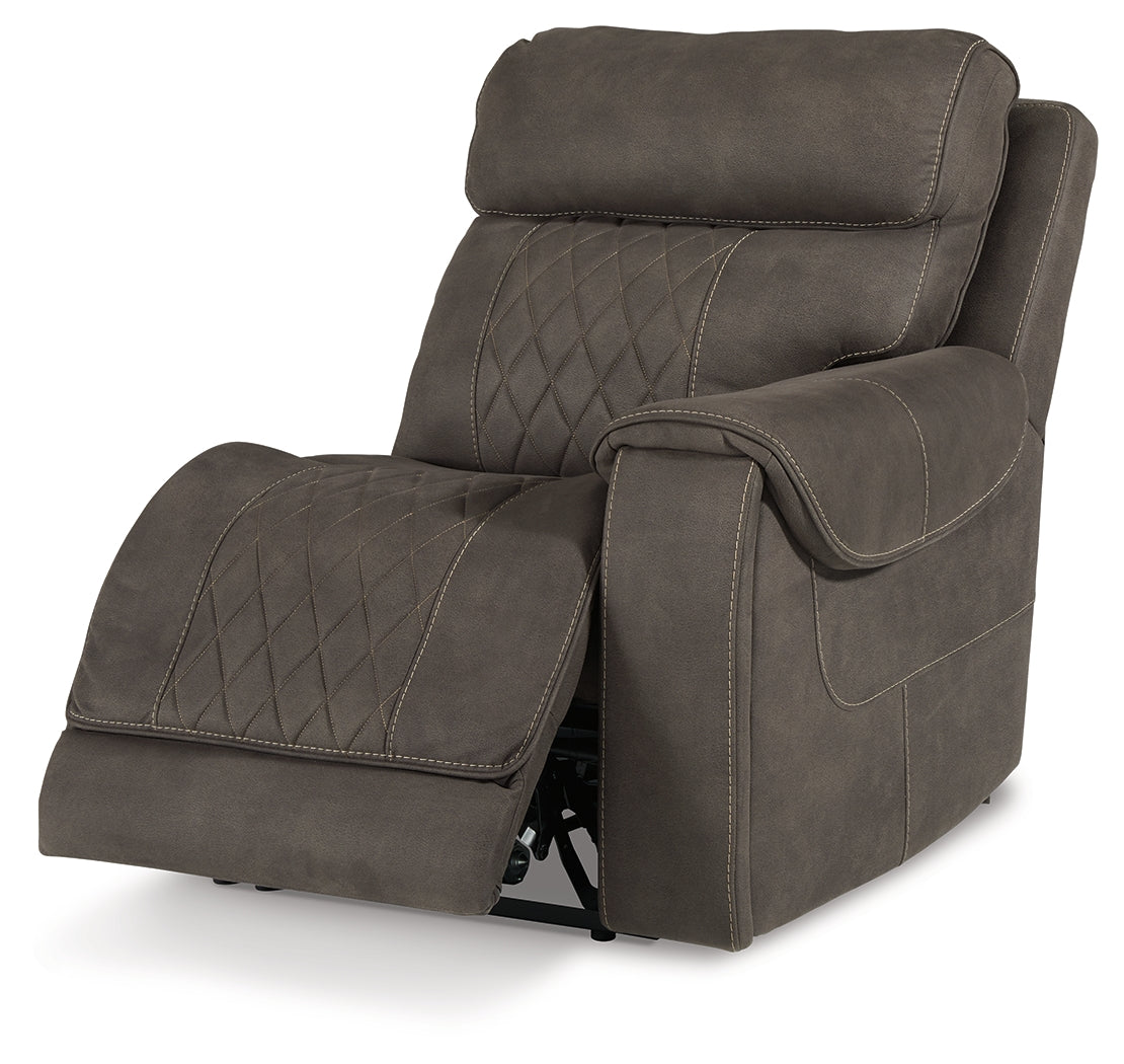 Hoopster Gunmetal Right-Arm Facing Power Recliner - 2370362 - Bien Home Furniture &amp; Electronics