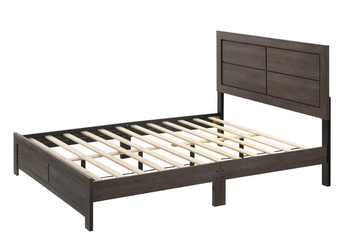 Hopkins Brown Full Platform Bed - B9310-F-BED - Bien Home Furniture &amp; Electronics