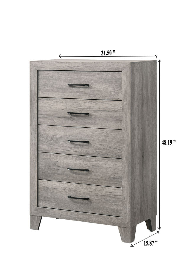 Hopkins Driftwood Chest - B9320-4 - Bien Home Furniture &amp; Electronics