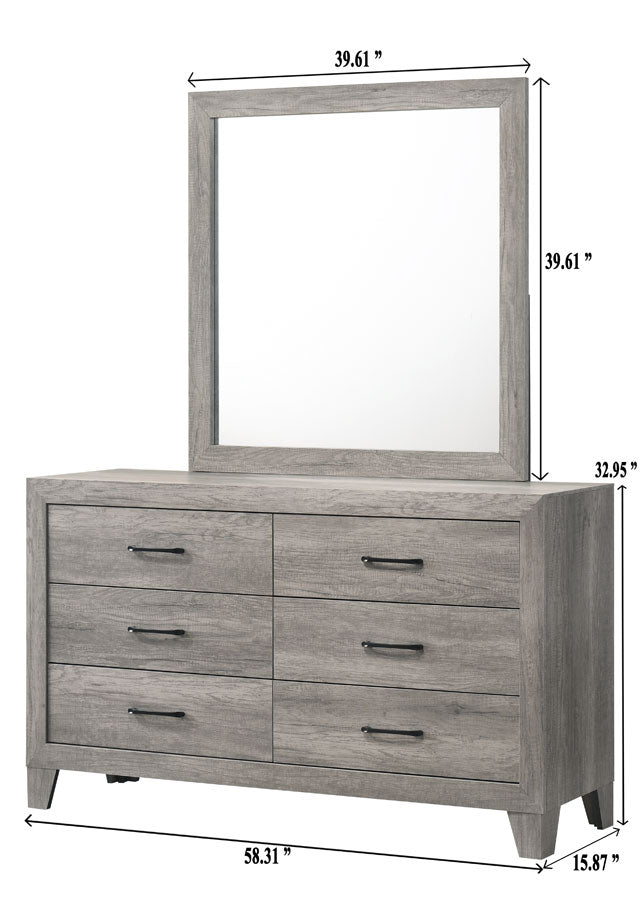 Hopkins Driftwood Dresser - B9320-1 - Bien Home Furniture &amp; Electronics