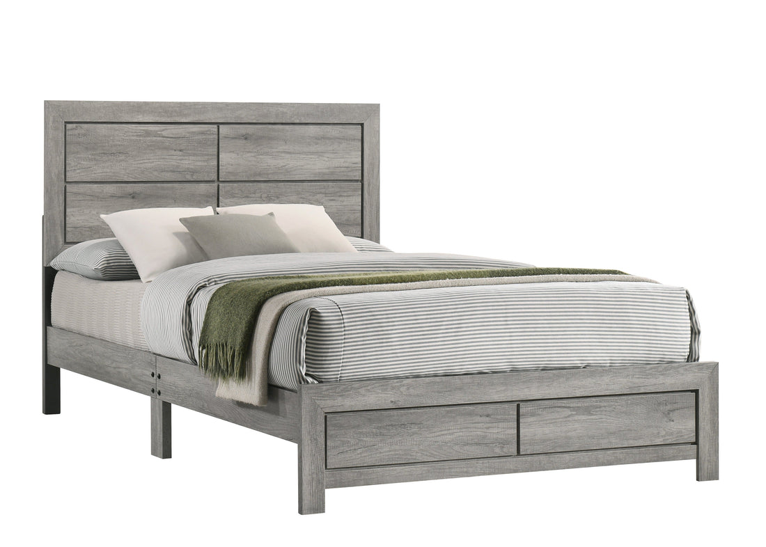 Hopkins Driftwood Full Platform Bed - B9320-F-BED - Bien Home Furniture &amp; Electronics