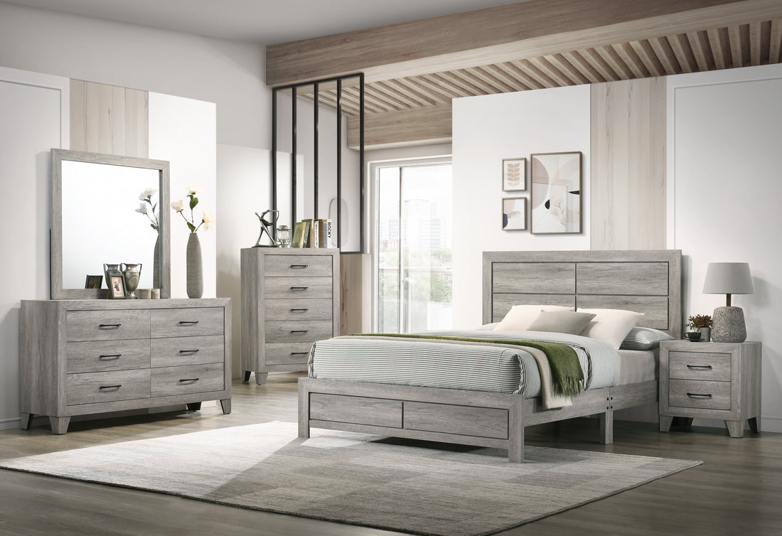 Hopkins Driftwood Full Platform Bed - B9320-F-BED - Bien Home Furniture &amp; Electronics