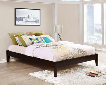 Hounslow California King Universal Platform Bed Cappuccino - 300555KW - Bien Home Furniture &amp; Electronics