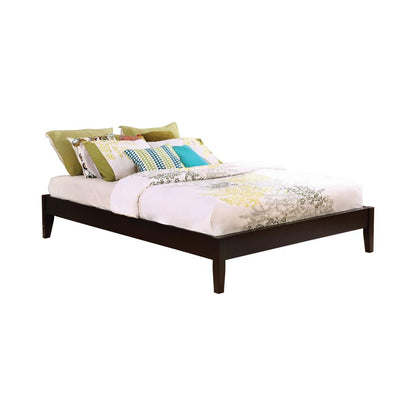 Hounslow Eastern King Universal Platform Bed Cappuccino - 300555KE - Bien Home Furniture &amp; Electronics