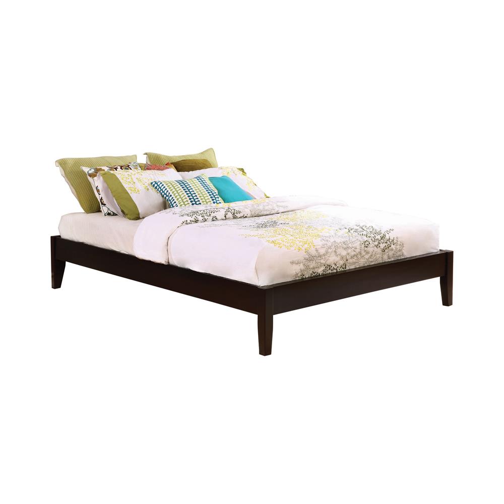 Hounslow Full Platform Bed Cappuccino - 300555F - Bien Home Furniture &amp; Electronics