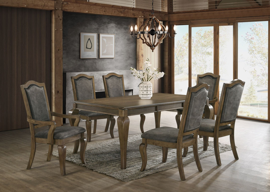 Houston Dining Table + 6 Chair Set - Houston - Bien Home Furniture &amp; Electronics