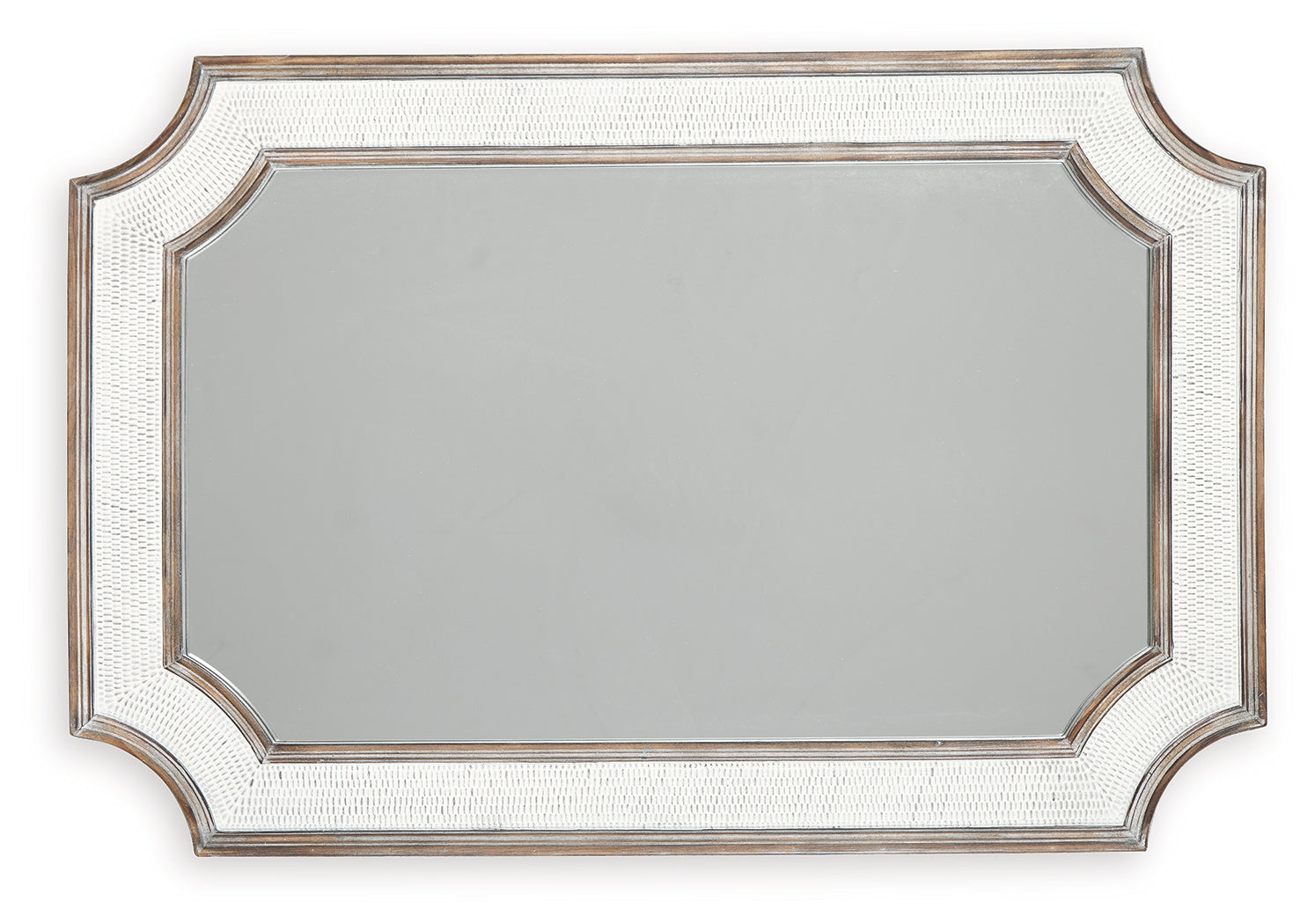 Howston Antique White Accent Mirror - A8010314 - Bien Home Furniture &amp; Electronics