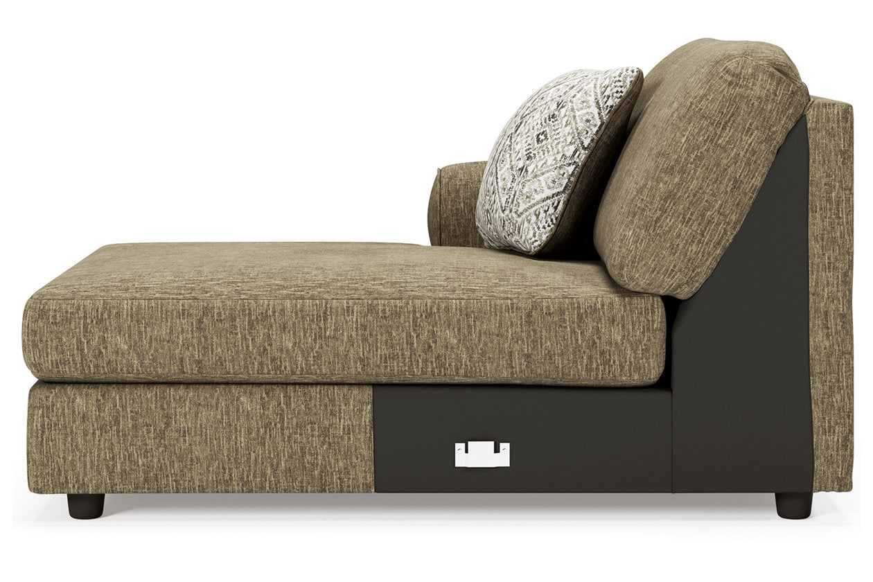 Hoylake Chocolate Left-Arm Facing Corner Chaise - 5640216 - Bien Home Furniture &amp; Electronics