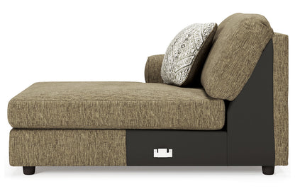 Hoylake Chocolate Left-Arm Facing Corner Chaise - 5640216 - Bien Home Furniture &amp; Electronics