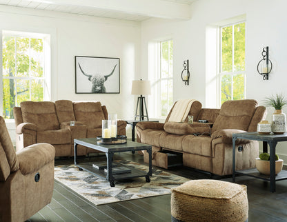 Huddle-Up Nutmeg Reclining Living Room Set - SET | 8230489 | 8230494 | 8230425 - Bien Home Furniture &amp; Electronics