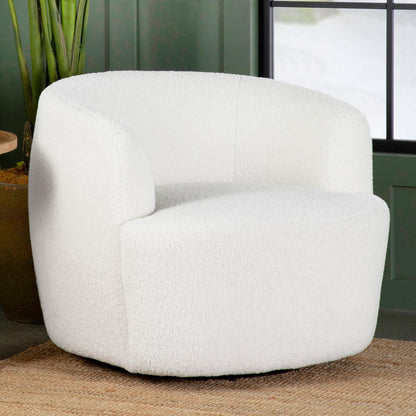 Hudson Natural Upholstered Swivel Chair - 905726 - Bien Home Furniture &amp; Electronics