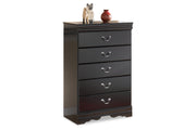 Huey Vineyard Black Chest of Drawers - B128-46 - Bien Home Furniture & Electronics