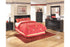 Huey Vineyard Black Full Sleigh Headboard - B128-87 - Bien Home Furniture & Electronics