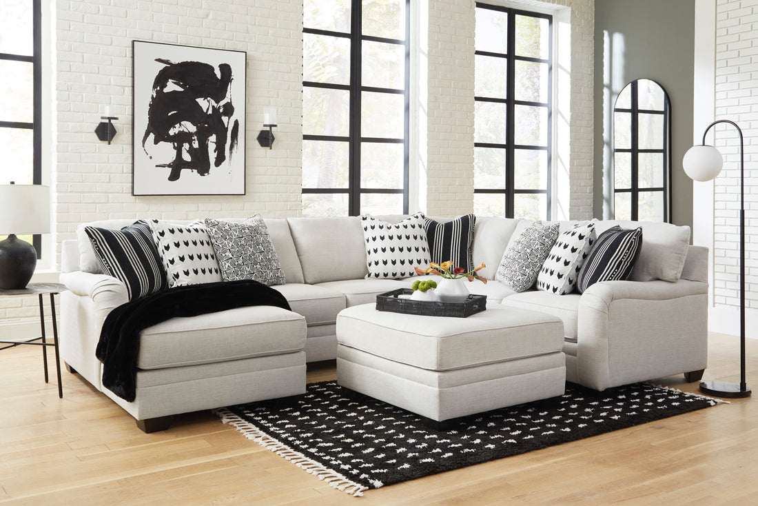 Huntsworth Dove Gray 4-Piece LAF Chaise Sectional - SET | 3970216 | 3970234 | 3970277 | 3970256 - Bien Home Furniture & Electronics