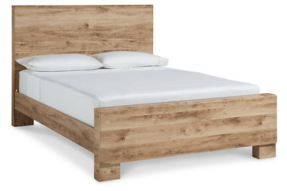 Hyanna Tan King Panel Bed - SET | B1050-56 | B1050-58 | B1050-97 - Bien Home Furniture &amp; Electronics