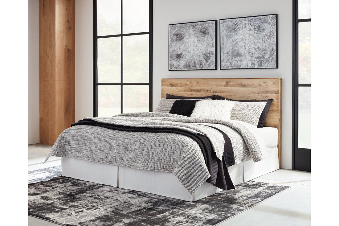 Hyanna Tan King Panel Headboard - B1050-58 - Bien Home Furniture &amp; Electronics