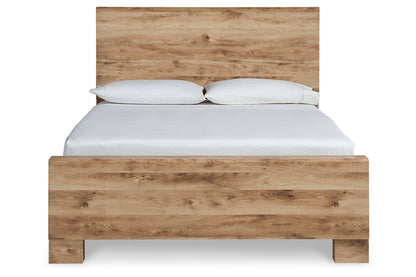 Hyanna Tan Queen Panel Bed - SET | B1050-54 | B1050-57 | B1050-96 - Bien Home Furniture &amp; Electronics