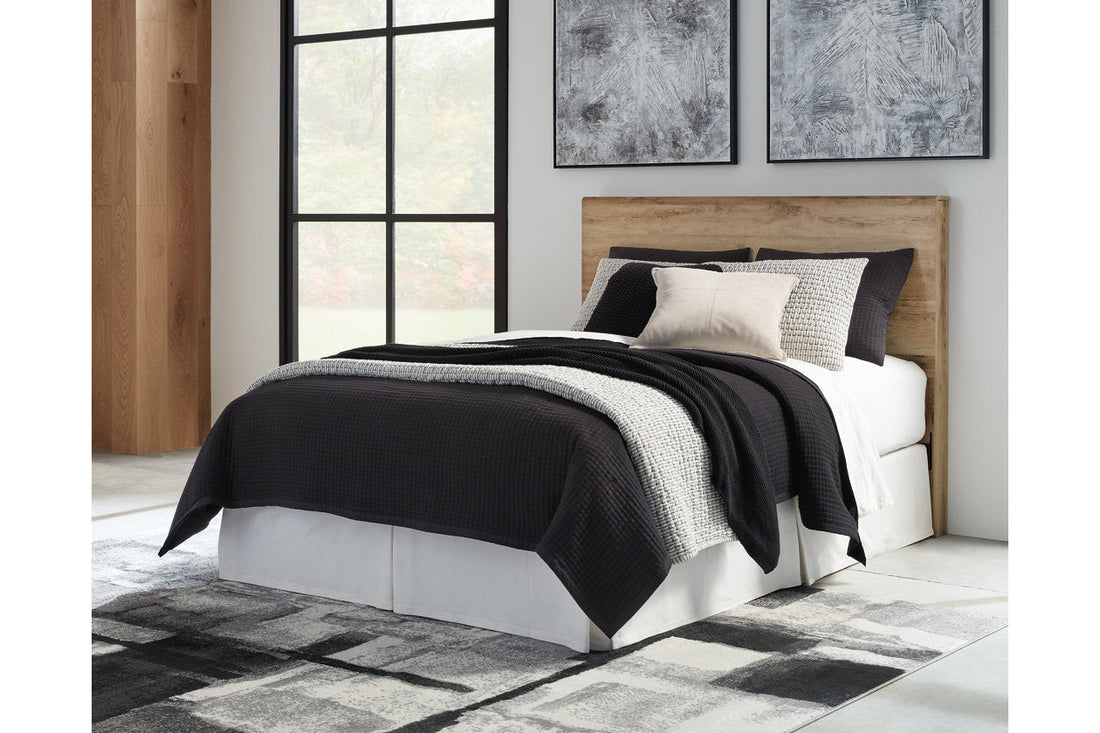 Hyanna Tan Queen Panel Headboard - B1050-57 - Bien Home Furniture &amp; Electronics