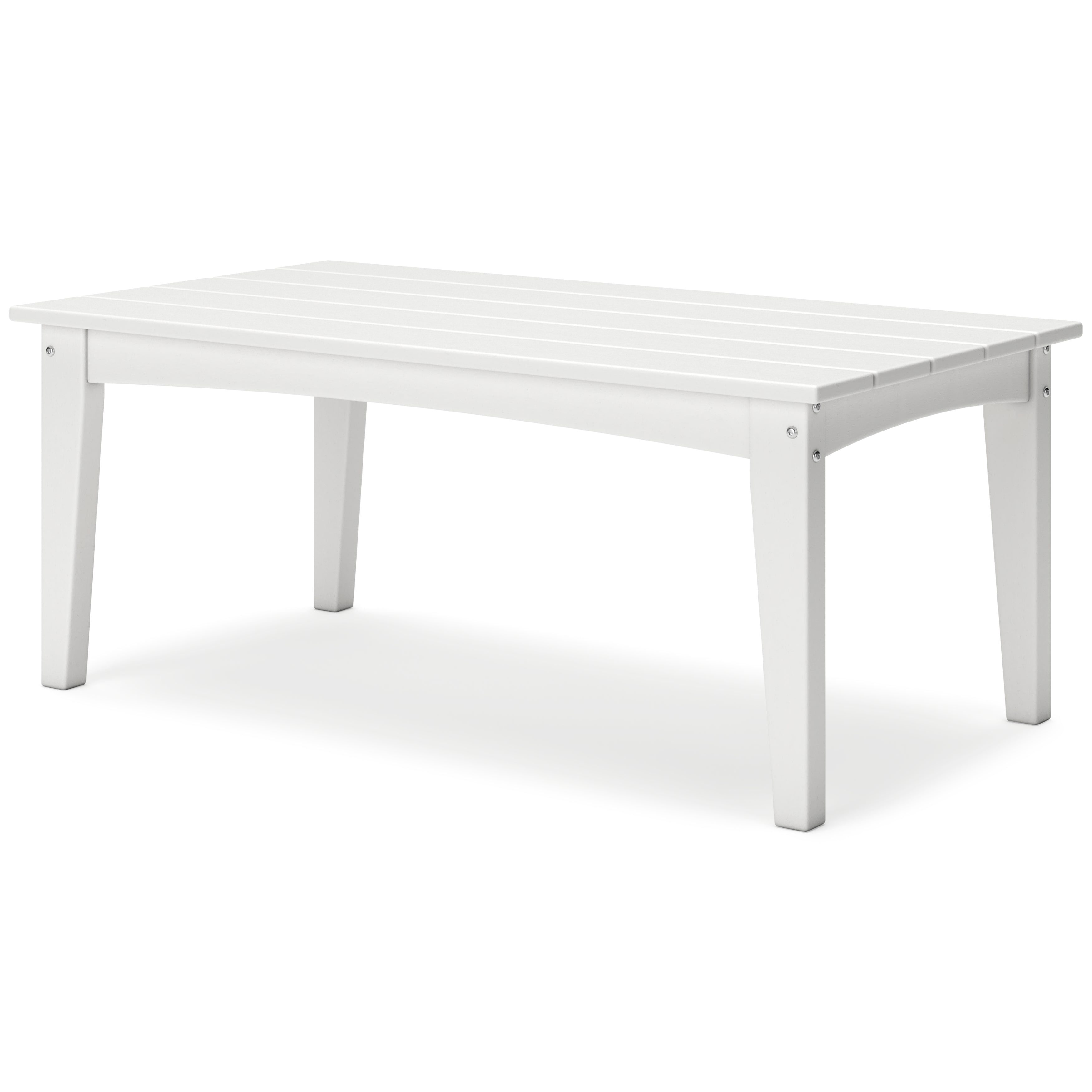 Hyland wave White Outdoor Coffee Table - P111-701 - Bien Home Furniture &amp; Electronics