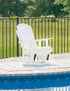 Hyland wave White Outdoor Swivel Glider Chair - P111-820 - Bien Home Furniture & Electronics