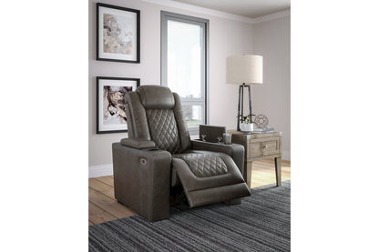 HyllMont Gray Recliner - 9300313 - Bien Home Furniture &amp; Electronics