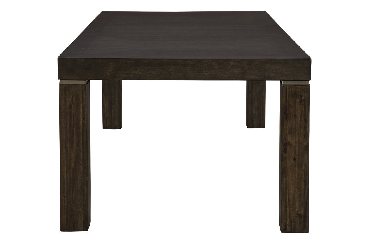 Hyndell Dark Brown Dining Extension Table - D731-35 - Bien Home Furniture &amp; Electronics