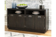 Hyndell Dark Brown Dining Server - D731-60 - Bien Home Furniture & Electronics