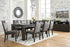 Hyndell Gray/Dark Brown Extendable Dining Set - SET | D731-35 | D731-01(4) - Bien Home Furniture & Electronics
