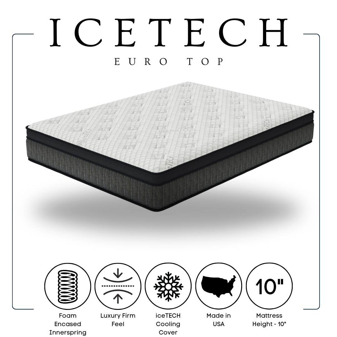 ICETECH - 10" Euro Top - Twin, Full, Queen, King *Full - ICETECH - MATTRESS Full - Bien Home Furniture &amp; Electronics