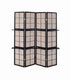 Iggy 4-Panel Folding Screen with Removable Shelves Tan/Cappuccino - 900166 - Bien Home Furniture & Electronics