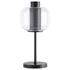 Ingrid Glass Shade Bedside Table Lamp Black - 920211 - Bien Home Furniture & Electronics