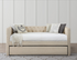 Isaac Beige Daybed With Trundle - SET | SH495BE-A | SH495BE-B - Bien Home Furniture & Electronics