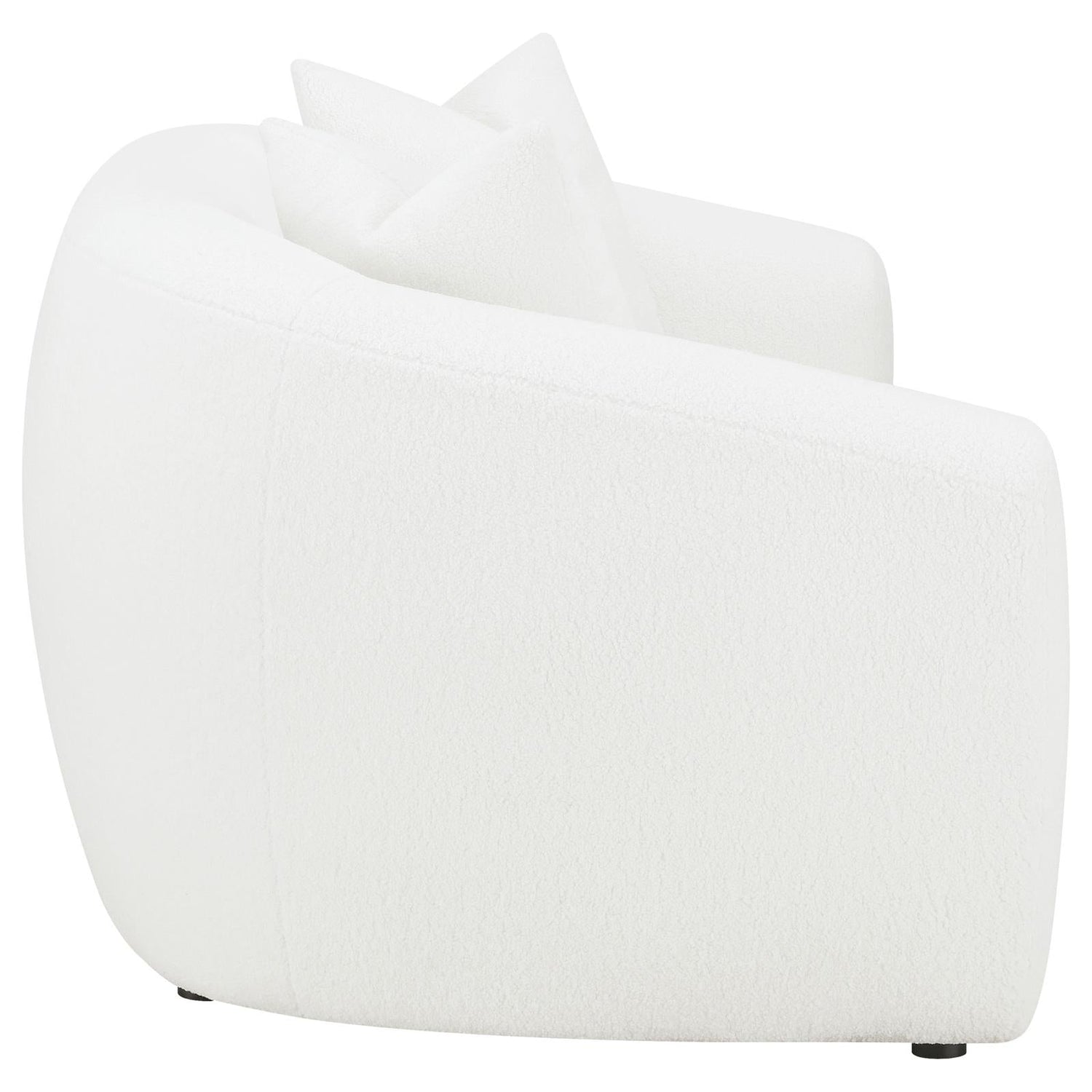 Isabella 2-Piece Upholstered Tight Back Living Room Set White - 509871-S2 - Bien Home Furniture &amp; Electronics
