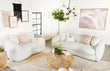 Isabella 2-Piece Upholstered Tight Back Living Room Set White - 509871-S2 - Bien Home Furniture & Electronics